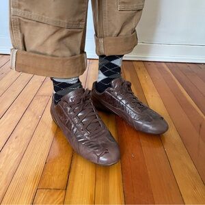 Vintage Sample Puma Men’s Brown Leather Speed Cats